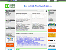Tablet Screenshot of ehitusportaal.ee